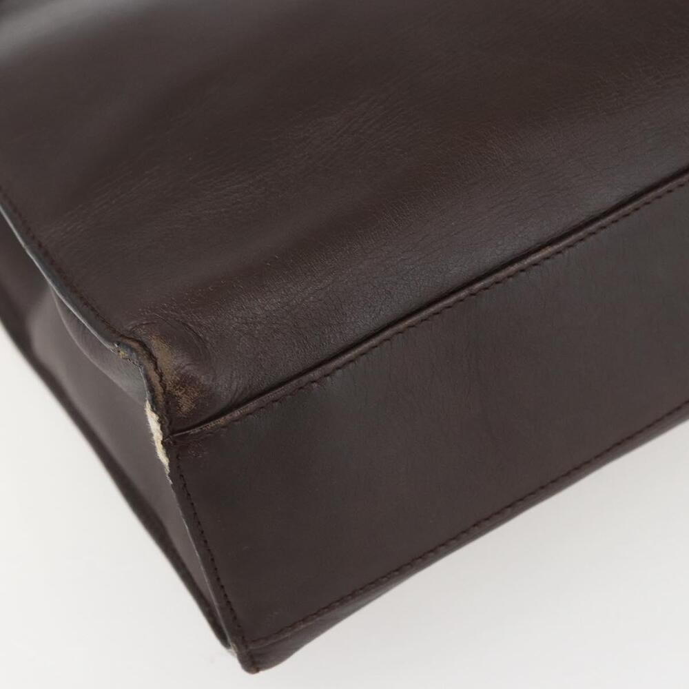 GUCCI Hand Bag Leather Brown Gold 002 0347 Auth 151640 - Picture 16 of 16